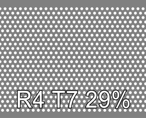 Reikälevy RST (AISI304) 2.0x1000x2000mm R4 T7 29%