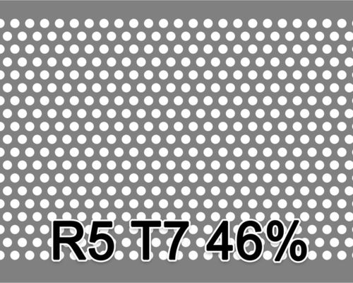 Reikälevy RST (AISI304) 0.5x1000x2000mm R5 T7 46%