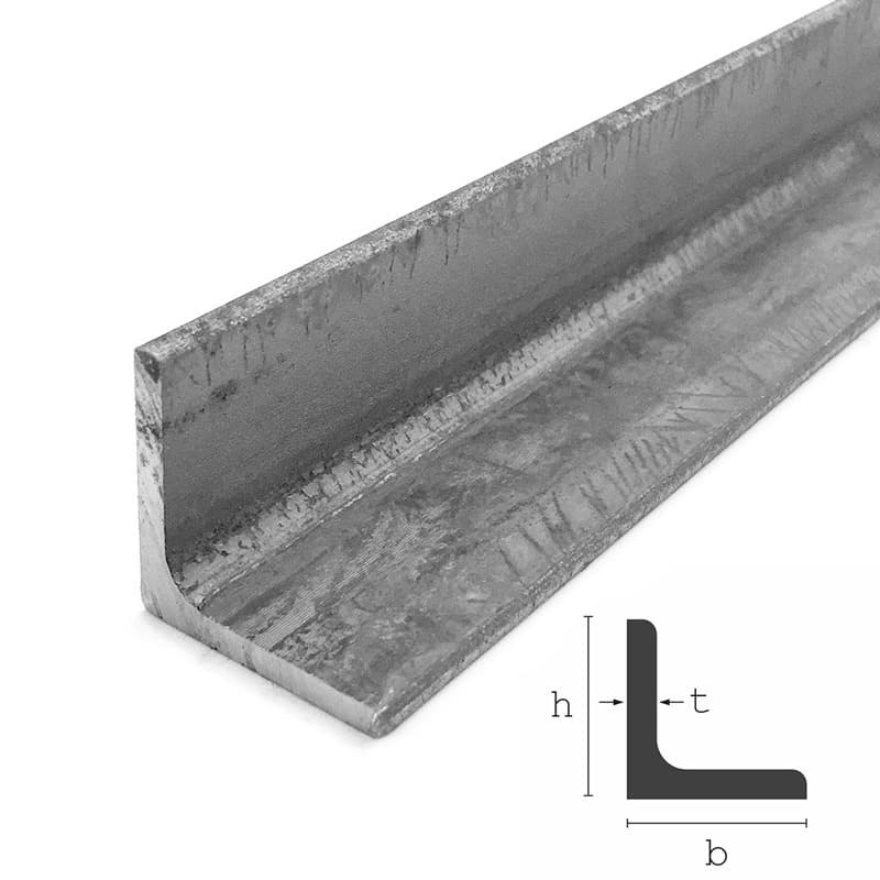 Kulmateräkset RST 150x150x10mm 6000mm