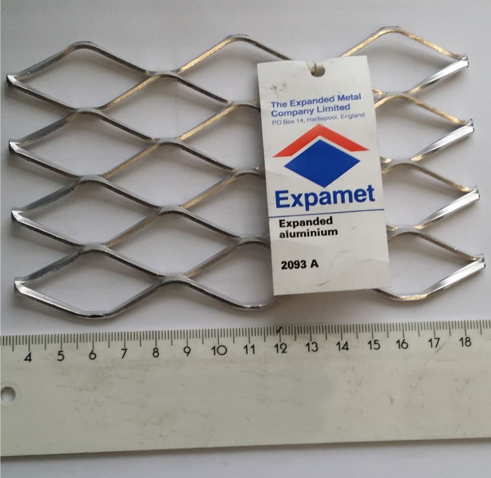 Verkkolevyt Alumiini 23x50 2440x1240mm avoin ala 73%