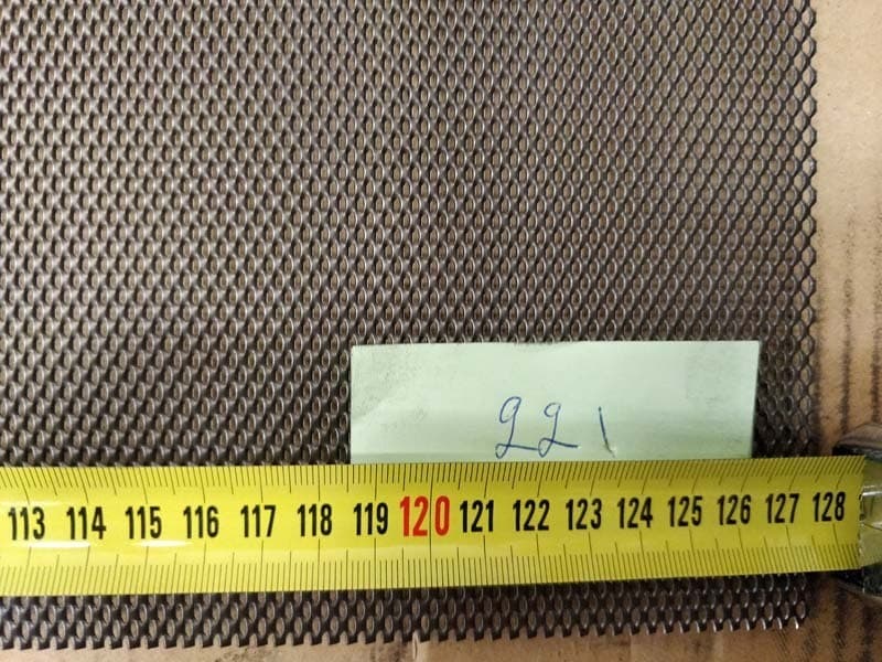 Verkkolevyt Teräs 3.4x5.8 1250x1250mm avoin ala 31%