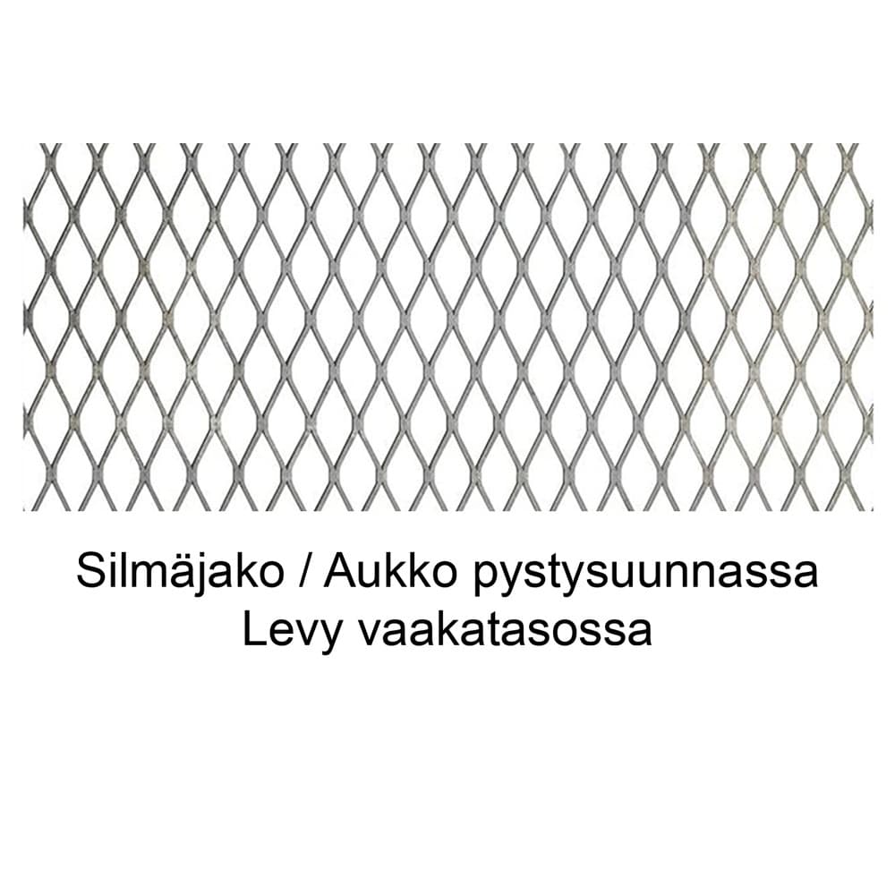 Verkkolevyt Alumiini litistetty 17.78x40.64 1250x2500mm avoin ala 66%