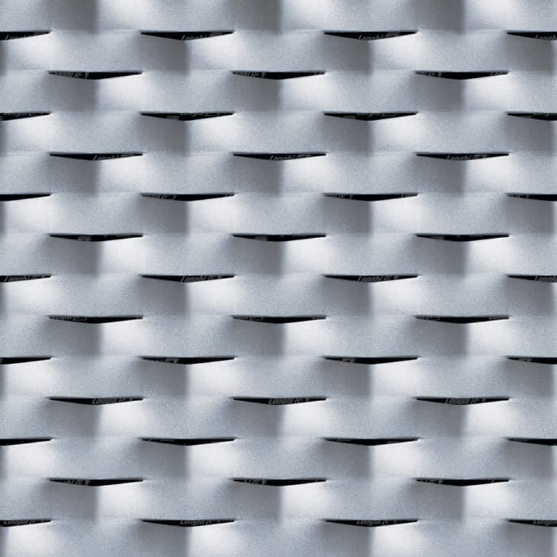 Verkkolevyt Alumiini PRIVACY 62.5x20mm 1000x2000mm