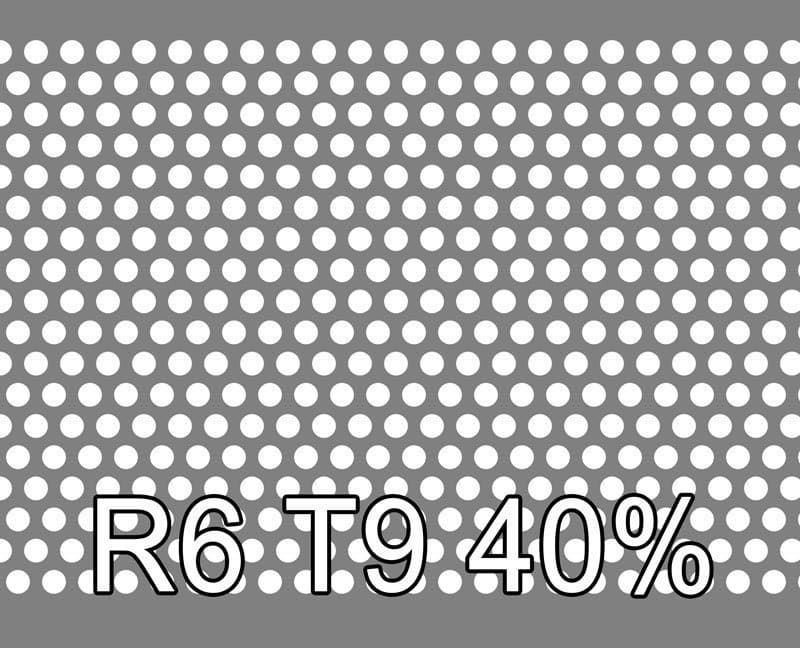 Reikälevyt RST 0.5x1000x2000mm R6 T9 40%