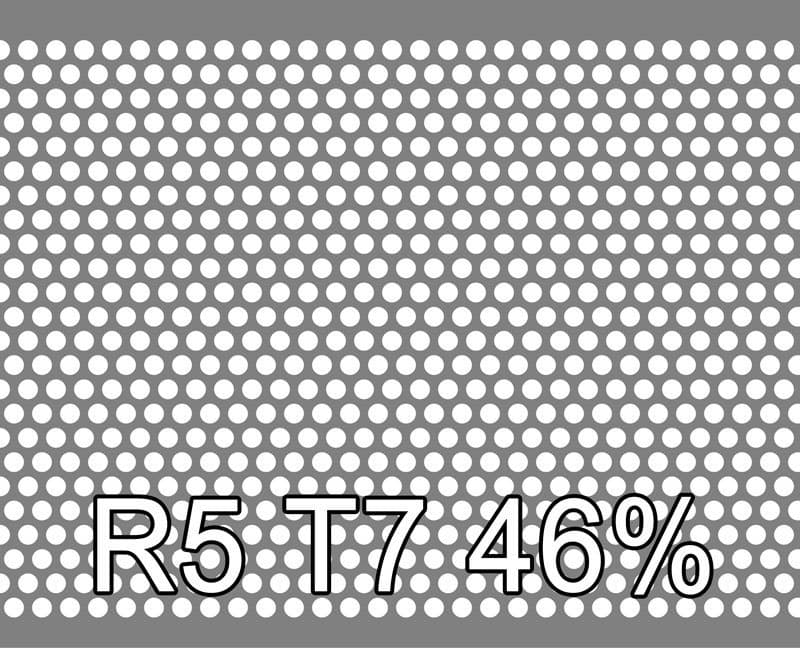 Reikälevyt RST 0.5x1000x2000mm R5 T7 45.9%