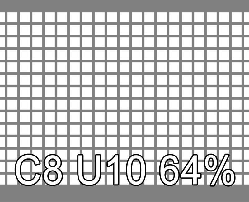 Reikälevyt Sinkitty 1x1000x2000mm C8 U10 64%
