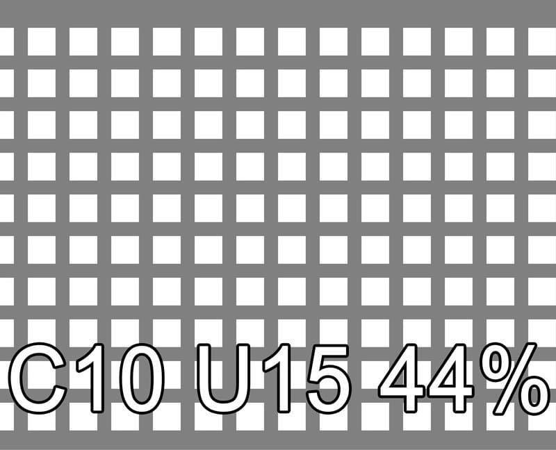 Reikälevyt Alumiini 2x1500x3000mm C10 U15 44.4%