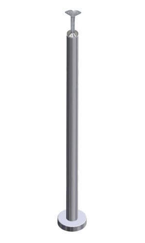 Kaideosat Koottu kaidetolppa 1060mm 90 asteen kulma