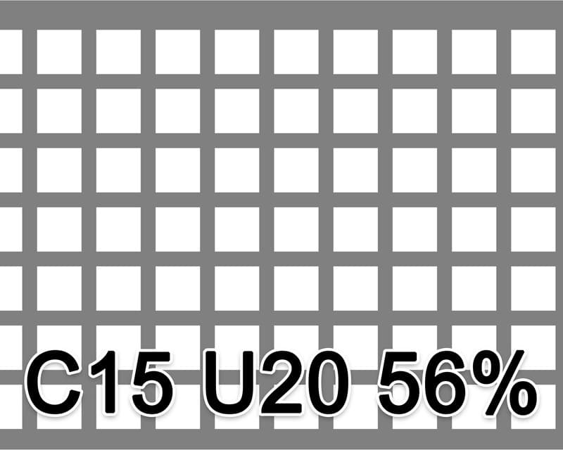 Reikälevyt Teräs 2x1000x2000mm C15 U20 56.25%