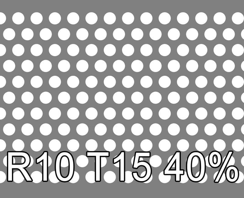 Reikälevyt Teräs 3x1000x2000mm R10 T15 40%