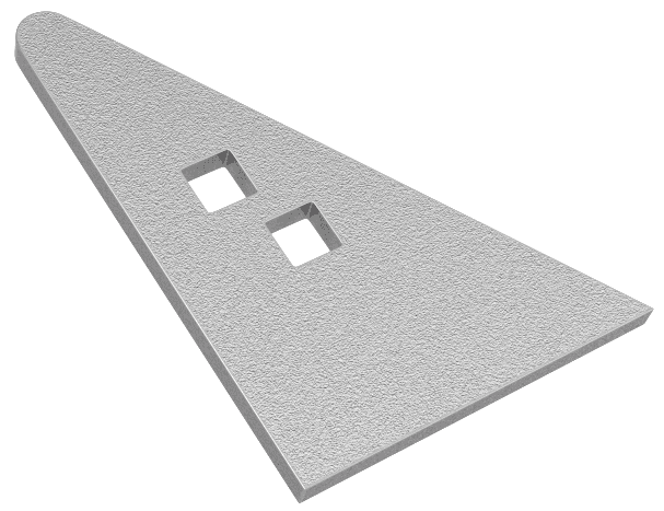 Tieterät Nivelauran kärkiterä 125x10x175mm Stark/UFO/Relax