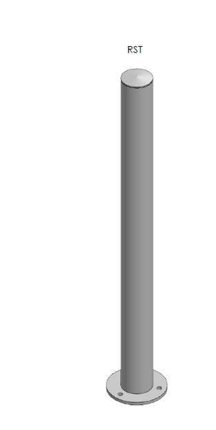 Törmäyspollarit Törmäyspollari RST 900x76.1mm