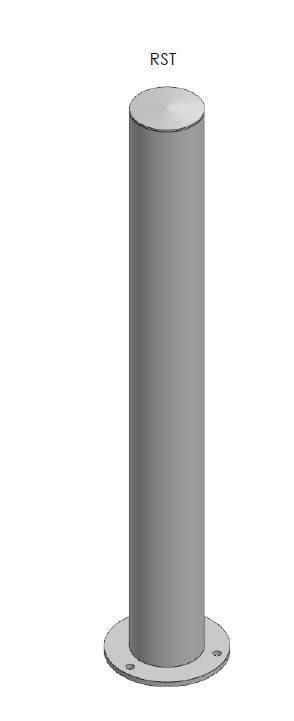 Törmäyspollarit Törmäyspollari RST 900x101.6mm