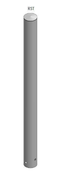 Törmäyspollarit Törmäyspollari RST  upotettava 1000x76.1mm