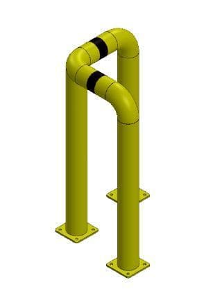Turvakaiteet Turvakaide törmäyssuoja 101x400x400mm