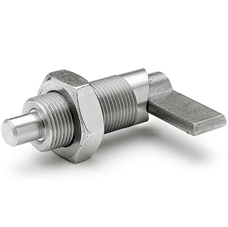 Ganter koneosat Jousitappi kääntövarrella GN 612-10-M20x1,5-AK-NI