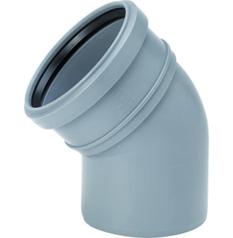 Paineputket Muhvikulmayhde HT-PP 110mm 45 astetta