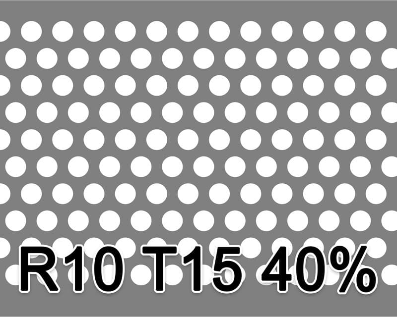 Reikälevyt HST 1.5x1250x2500mm R10 T15 40%