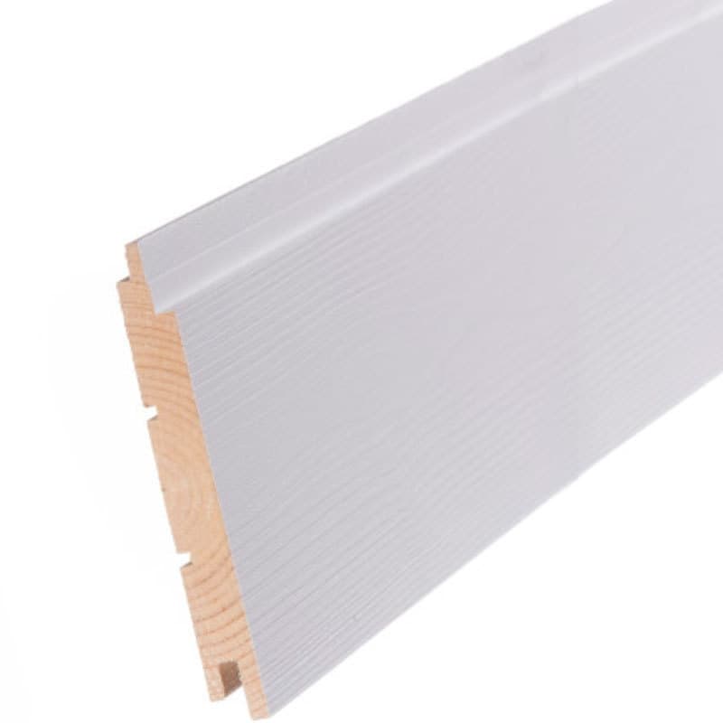 Laudat Puupaneeli maalattu valkoinen 15x120x2370mm