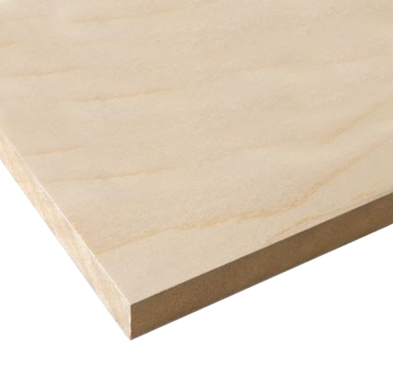 Puu ja kipsilevyt MDF 19mm Koivu AB rotary classic hiottu 2500x1240mm