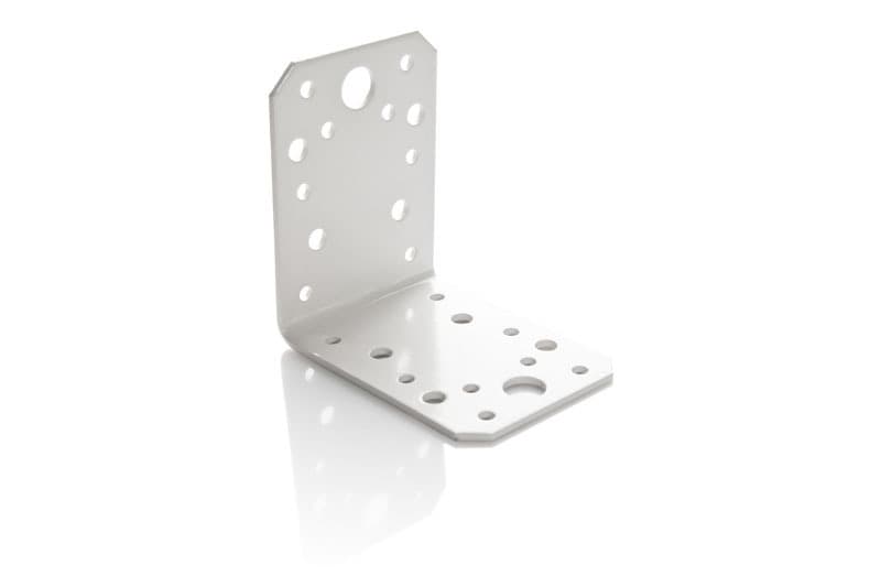 Kiinnittäminen Kulma Kuumasinkitty 90x90x65x2.5mm 100kpl
