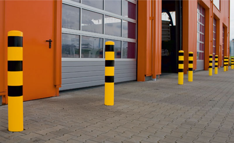 Törmäyspollarit Törmäyspollari 76x1000mm