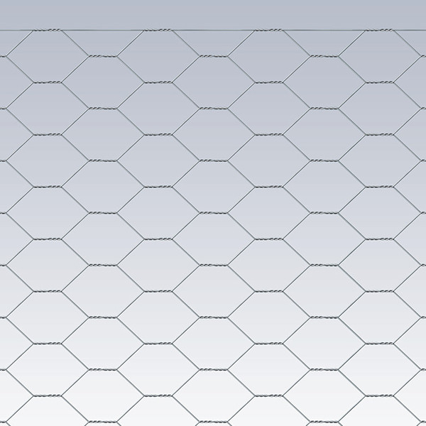 Eläinverkot Sinkitty Kuuskulmaverkko 50x1.0 1800mm 50m (Kanaverkko)