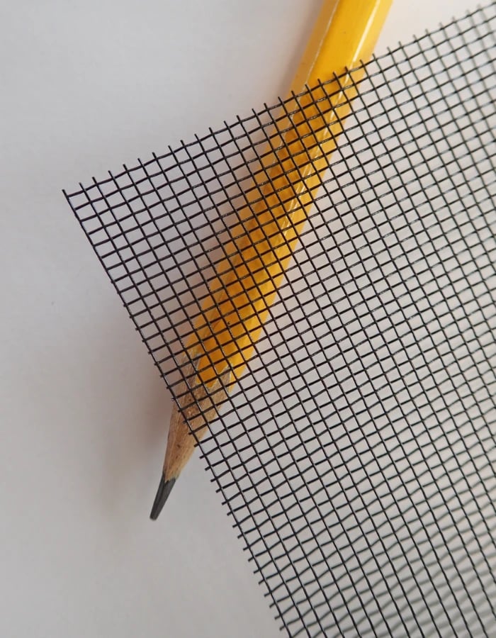 Kudotut verkot Alumiini musta 1.13x1.31x0.28mm 1220mm