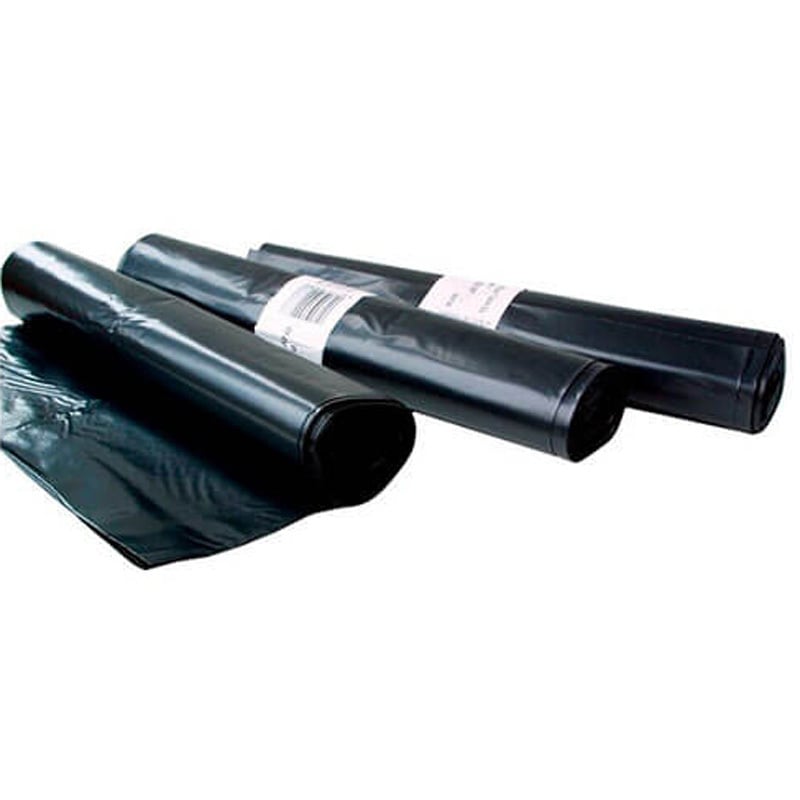 Pölynhallinta Jätesäkki 250L musta 0,07 VAHVA