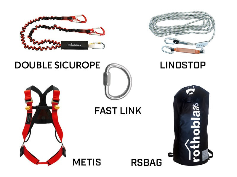 Kattoturva Turvavaljaat ammattilaisille -setti (intermediate)