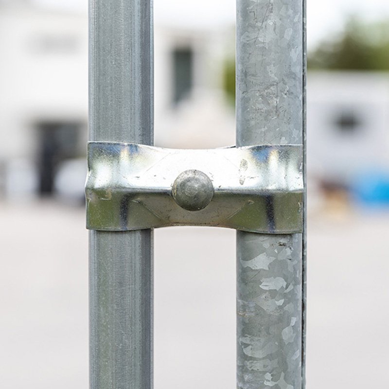 Työmaa-aidan tarvikkeet ja telineet Levykiinnike