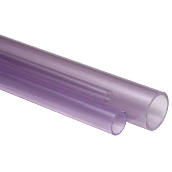 1 - Muoviputket Muoviputki PVC-U Läpinäkyvä 50x2.4mm 5000mm PN10